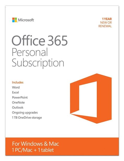 Microsoft 365 combines premium office apps with outlook, cloud storage and more, to help you whether you want to organize your week or bring your ideas to life, microsoft 365 is a subscription. Microsoft Office 365 Personal - PayInNaira