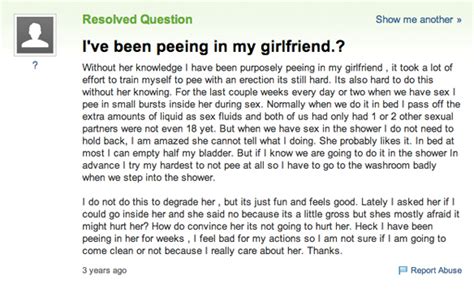 25 Mind Numbingly Stupid Sex Questions People Actually Had To Ask On Yahoo Answers Thought