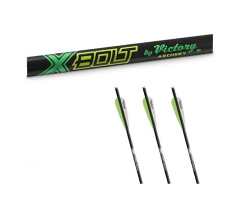 Victory Archery 6 Pack 20 Xbolt With Half Moon Nock Crossbow Arrows