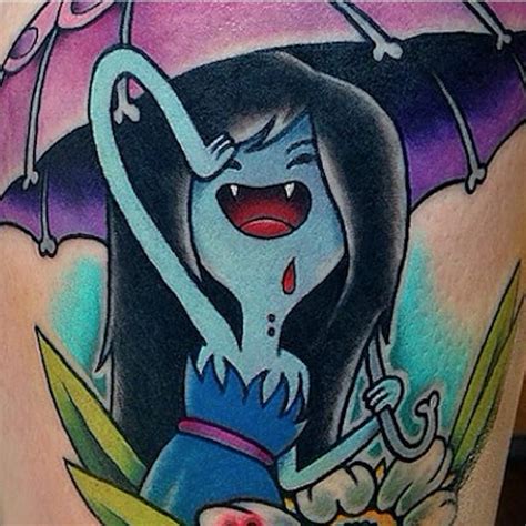 this tattoo of marceline by dmitry yakovlev captures her candor perfectly adventuretime