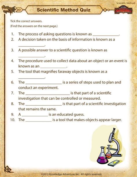 20 Science For 5th Graders Worksheets
