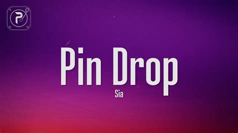 Sia Pin Drop Lyrics Its Xmas Eve And I Can Hear A Pin Drop Youtube
