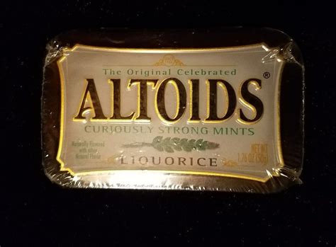 Altoids Mints Liquorice One Full Unopened Collectible Tin Licorice