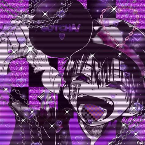 Purple Goth Tsukasa Icon Aesthetic Anime Anime King