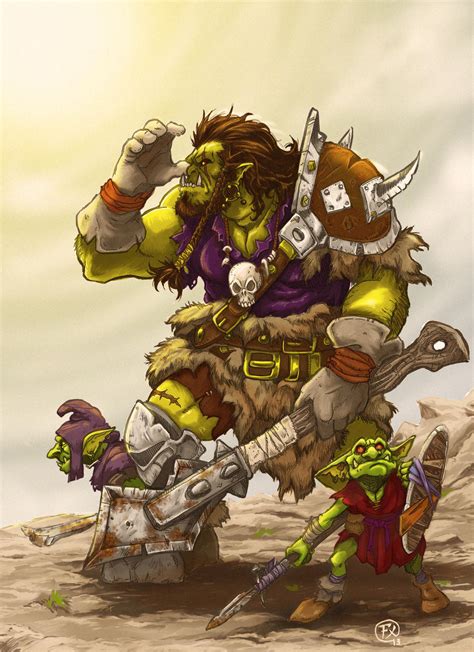 Orc And Goblins By Effix35 On Deviantart