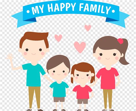 Keluarga Orangtua Anak Keluarga Bahagia Cinta Dicat Png Pngegg