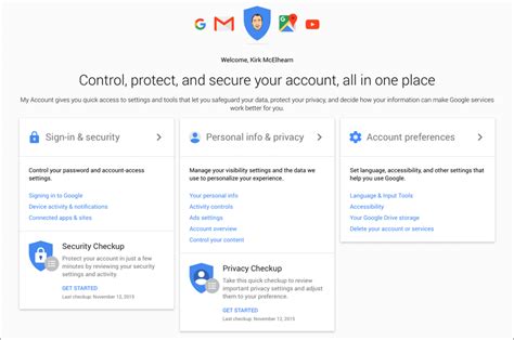 Your default google account is the one that google drive, youtube, and other platforms will usually sign you into when you visit. How to Manage Gmail and Google Security and Privacy ...
