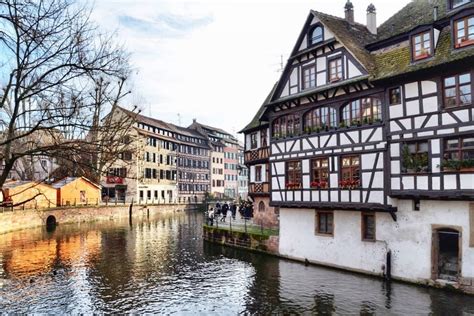 Colorful Half Timbered Homes Of Strasbourg France