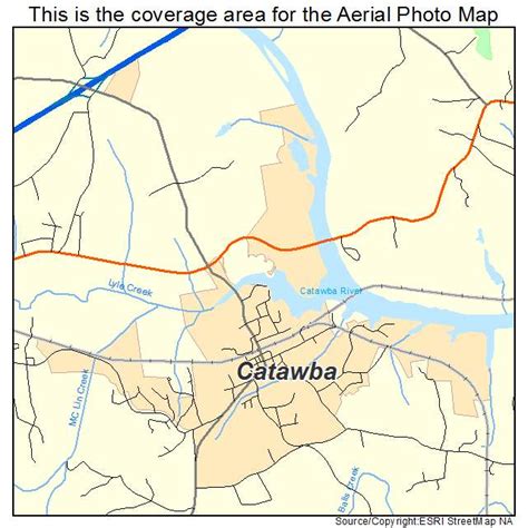 Aerial Photography Map Of Catawba Nc North Carolina