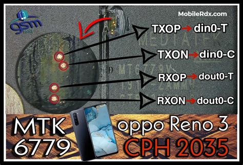 Oppo Reno3 ISP PinOUT Remove FRP Pattern Using Easy JTAG Plus