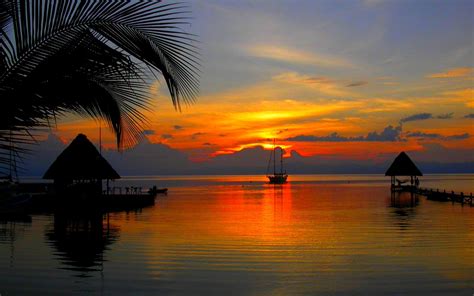 Hd Tropical Sunset Wallpaper Download Free 51608 Sunset Wallpaper