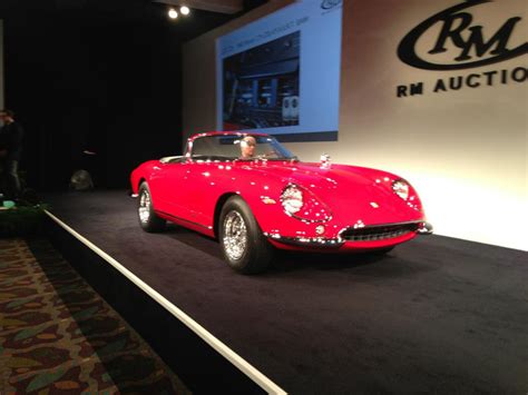 Rare 1967 Ferrari 275 Gtb4 Nart Spider Sold For 25milion At Rm