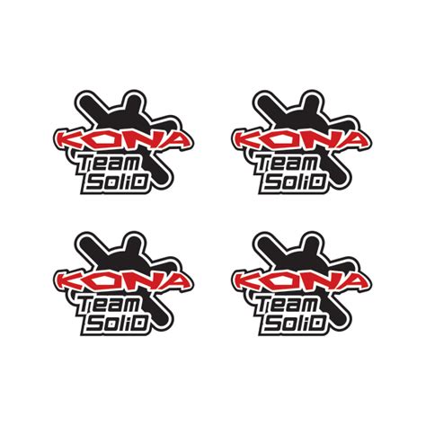 Printed Vinyl Kona Team Solid Mountain Bike Logo Stickers Factory