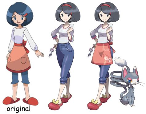 Pokemon Diamond Pearl Remake Johanna Hero Mom By Vikthor01 Pokémon Diamond And Pearl Pokémon