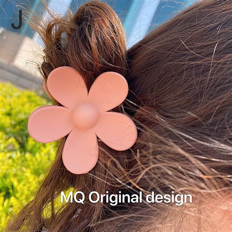 73cm Matte Flowers Claw Clip Fashion Hair Pin Cute Hair Etsy