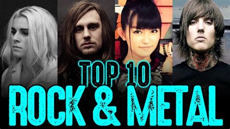 Top 10 Bandas Favoritas De Rock Y Metal Youtube