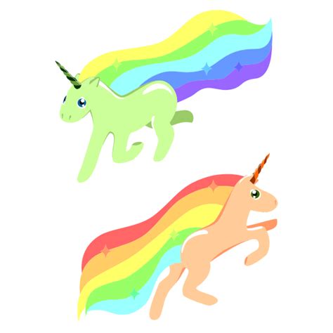 Rainbow Unicorns Vector Svg File Free Download Vectors File