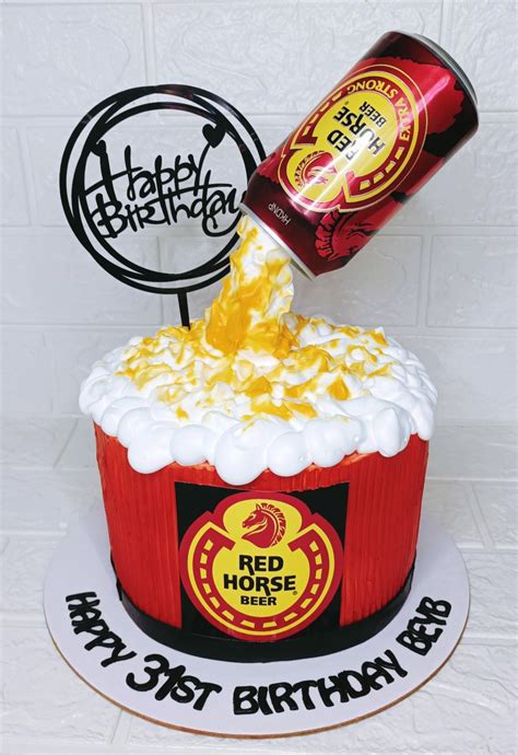 31st Birthday Birthday Cake Beer Cakes Horses Theme Cake Decorating