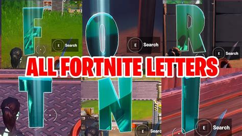 Letters On Fire Fortnite