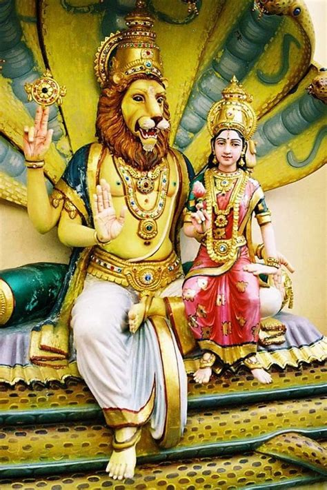 Narasimha 4th Incarnation Of Lord Vishnu Goddess Vidya
