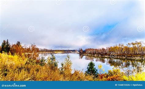 The North Thompson River In British Columbia Canada Stock Photo