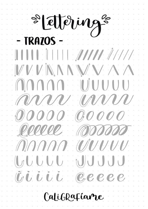 Como Hacer Lettering Plantillas Gratis Para Imprimir Manualidades