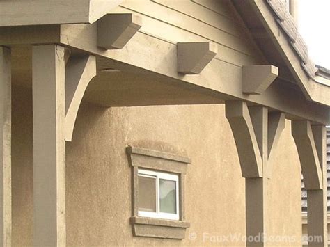 Manufactured Wood Knee Braces Are An Easy Way To Beautify Porch Columns