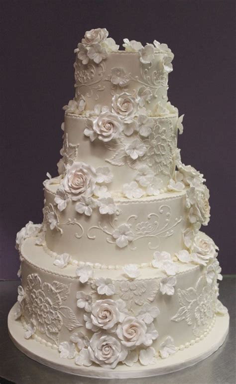 29 Lace Wedding Cake Ideas You Will Enjoy Chicwedd