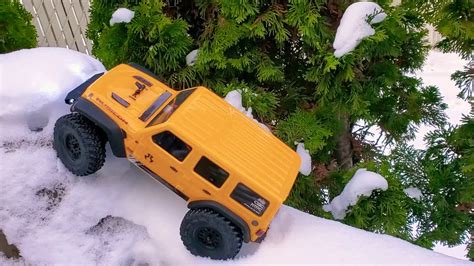New Axial Scx24 Jeep Snow Crawling Part 2 Youtube