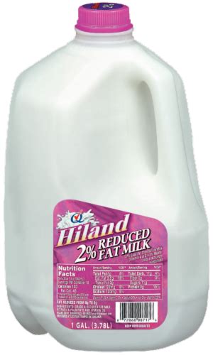 Hiland Dairy 2 Reduced Fat Milk 1 Gal Smiths Food And Drug