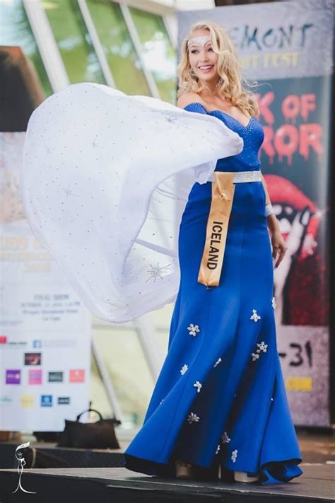Arna Yr Jonsdottir Miss Grand Iceland 2016 In National Costume Photo Credit Official Facebook