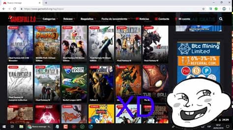 Todos nuestros juegos funcionan en el navegador y se pueden jugar al instante, sin descargas ni instalaciones. la mejor pagina para descargar juegos gratis para pc ...