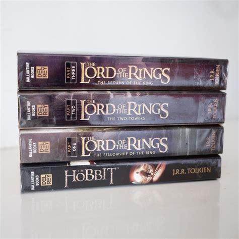 Lord Of The Rings The Hobbit Book Set Complete Series Mass Market