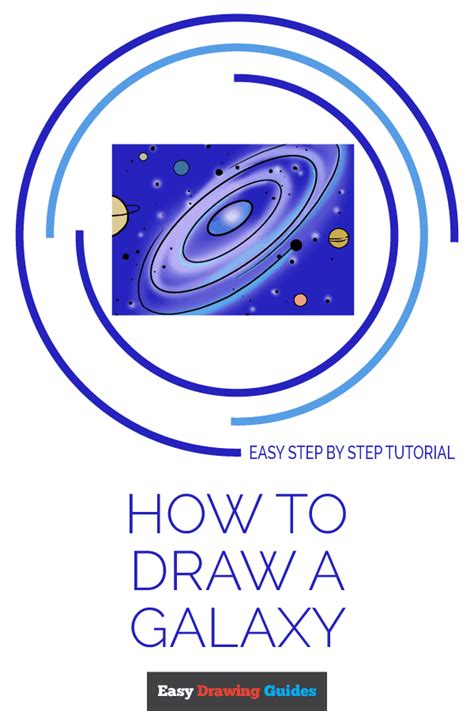 How To Draw A Galaxy Really Easy Drawing Tutorial Drawing Tutorial