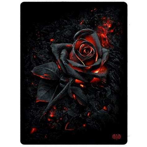 Burnt Rose Fleece Blanket With Double Sided Print Spiral Direct