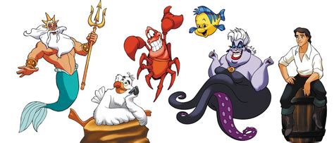 Little Mermaid Characters By Hugohugo On Deviantart Little Mermaid