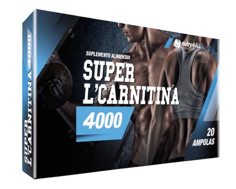 L Carnitina 4000 Nutry4all Em Promoção Por 20€ Nutry4all