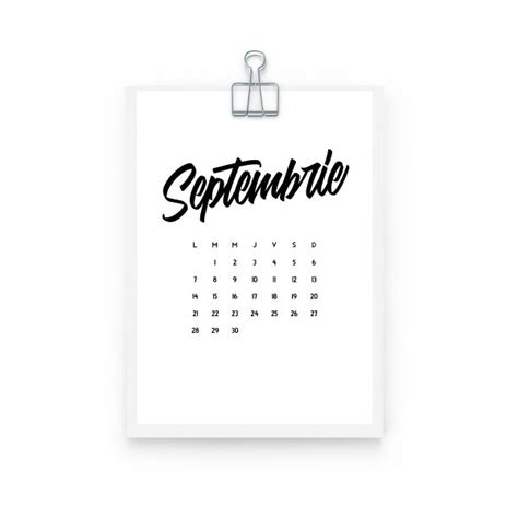 2020 Calendar Minimal White Wephisto Design