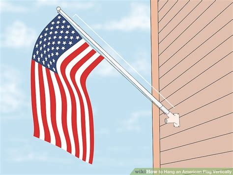 How To Hang An American Flag Vertically 7 Steps With Pictures