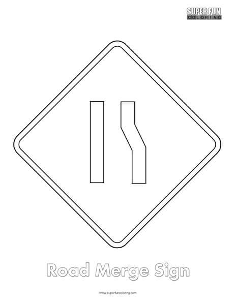Printable Road Signs Coloring Pages
