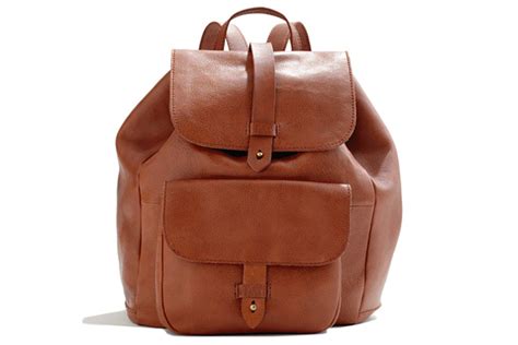 The Cherry On Top Of Your Back To School Look Brown Leather Backpack