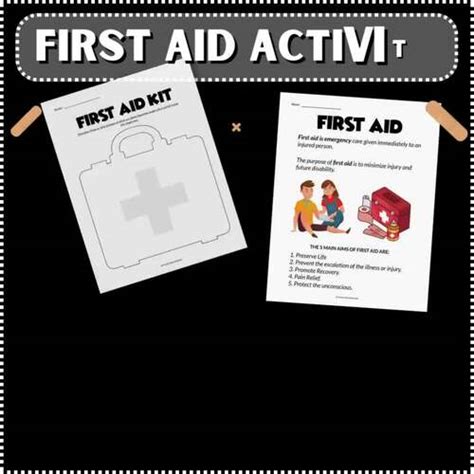 First Aid Activities And For Life Skills Safety And First Aid Worksheets