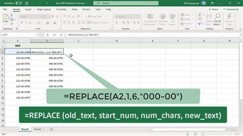 How To Replace Text In A String In Excel Using Replace Function