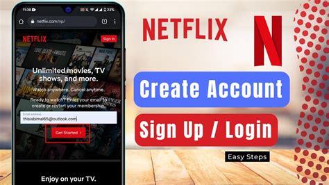 How To Create Netflix Account Iphone Android Youtube