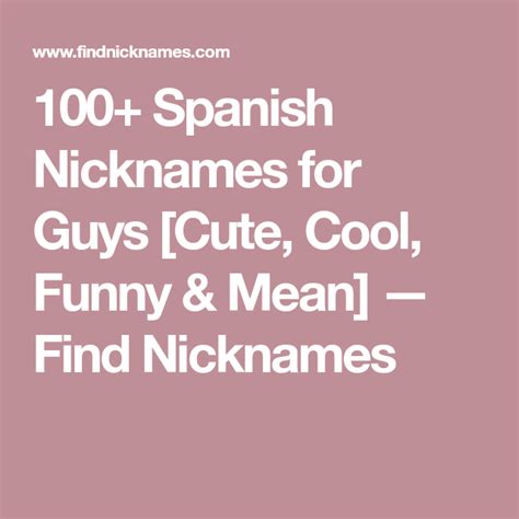 Cute Nicknames For Guys Youre Talking To Unique Nicknames