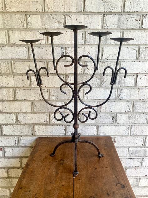 Rustic Wrought Iron Candle Holders Candle Holders Modern Farmhouse