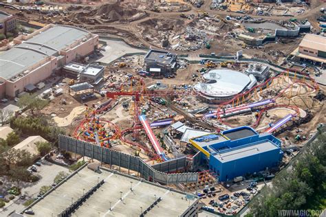 Toy Story Land Construction Aerial Views Photo 2 Of 9