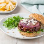 Glazed Turkey Burgers With Goat Cheese E D SMITH