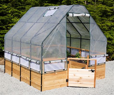 Garden In A Box 8 X 8 With Greenhouse Olt