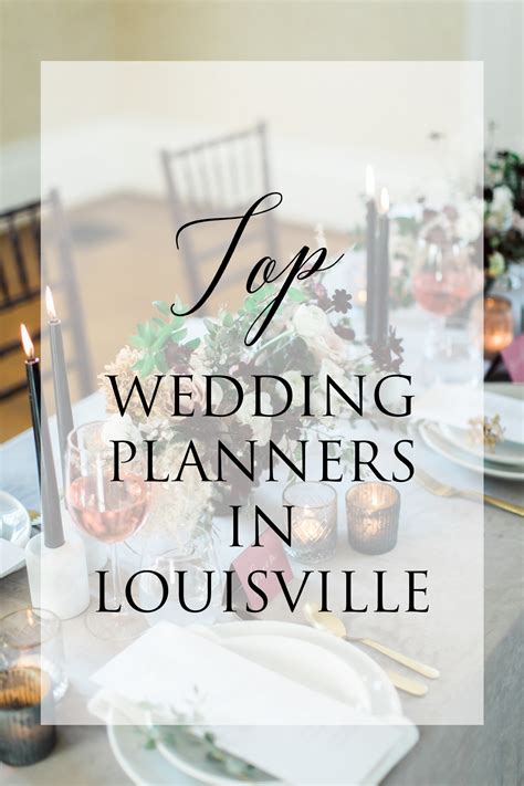 The List Of Louisville Wedding Planners Find A Wedding Planner In